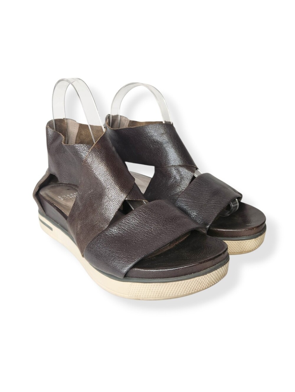 Eileen Fisher Sport Metallic Brown Women's Strappy Sneaker Sandals Size 8.5